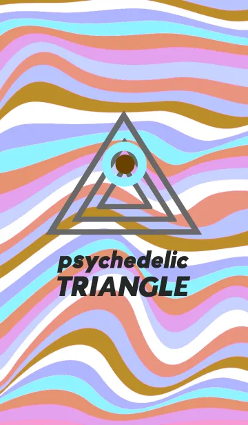[LINE着せ替え] サイケデリック トライアングル 200の画像1