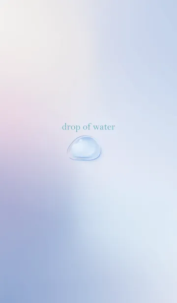 [LINE着せ替え] drop of water..16の画像1