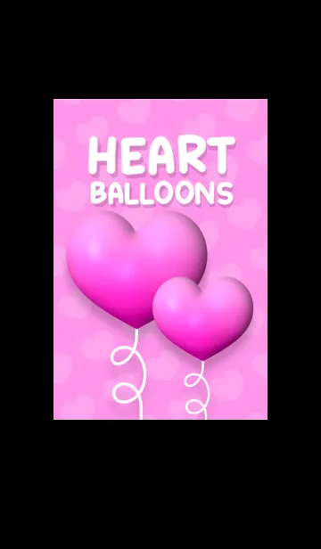 [LINE着せ替え] Heart Balloons Cute Theme 2の画像1