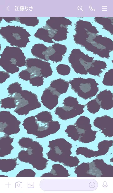 [LINE着せ替え] カラー レオパード 173の画像2