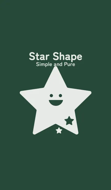 [LINE着せ替え] 星型の着せかえ サイプレスグリーンの画像1