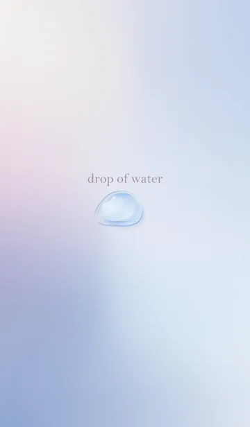 [LINE着せ替え] drop of water..17の画像1