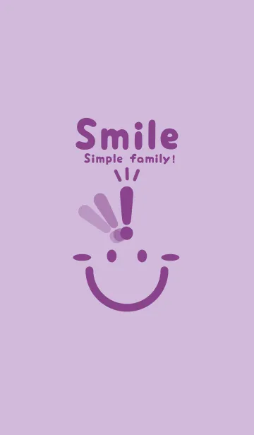 [LINE着せ替え] スマイル＆ヒラメキ ライラックの画像1