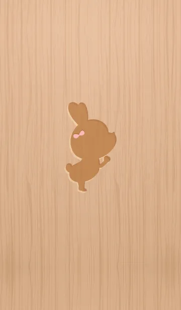 [LINE着せ替え] Wood Carving Rabbit Girl 14の画像1