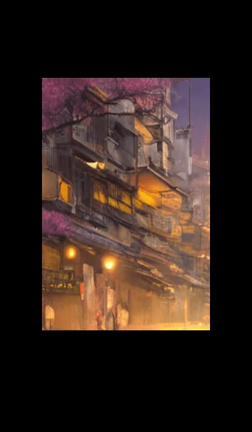 [LINE着せ替え] 和の夜桜#DaD119。の画像1