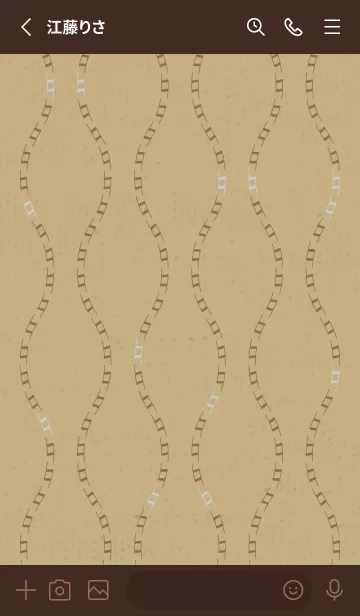 [LINE着せ替え] 和音 立涌とナチュラル 静けさ06版の画像2