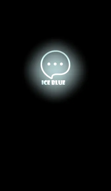 [LINE着せ替え] Ice Blue Neon Theme V4 (JP)の画像1