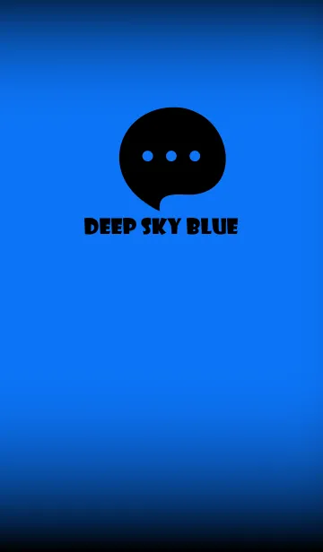 [LINE着せ替え] Deep Sky Blue And Black V.4 (JP)の画像1