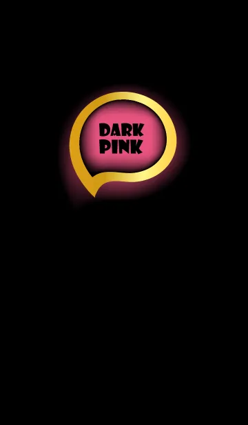 [LINE着せ替え] Dark Pink Gold Black Theme (JP)の画像1