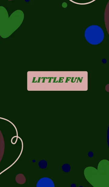 [LINE着せ替え] Little Fun Deep Forest Greenの画像1