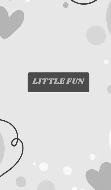 [LINE着せ替え] Little Fun Grayの画像1