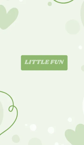 [LINE着せ替え] Little Fun Olivine Greenの画像1