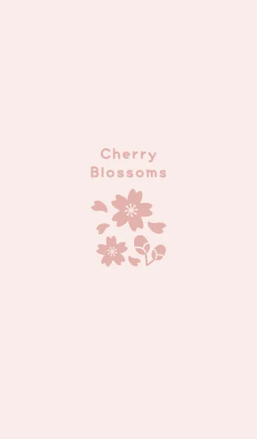 [LINE着せ替え] 桜15<ピンクオレンジ>の画像1