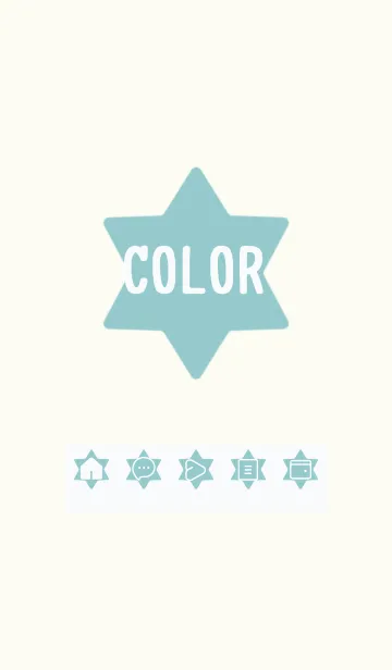 [LINE着せ替え] green color S47の画像1