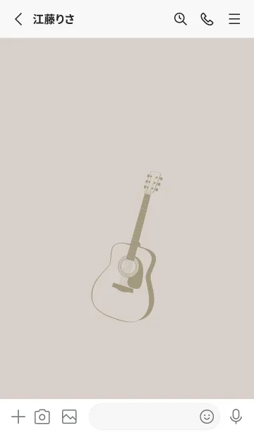 [LINE着せ替え] GUITAR COLOR  オーキッドホワイトの画像2