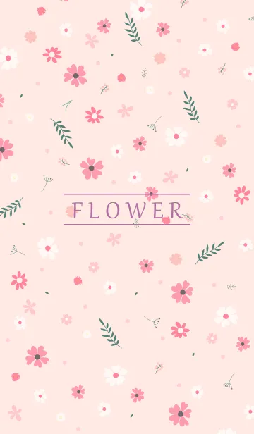 [LINE着せ替え] MANY FLOWERS PINK 96の画像1