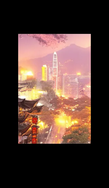 [LINE着せ替え] 和の夜桜#DaE07。の画像1