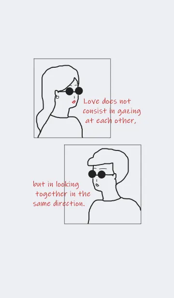 [LINE着せ替え] Sunglasses Boy and Girl.2の画像1