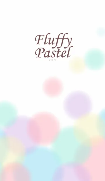 [LINE着せ替え] Fluffy Pastel.MEKYM 20の画像1