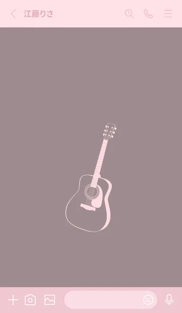 [LINE着せ替え] GUITAR COLOR  鳩羽鼠の画像2