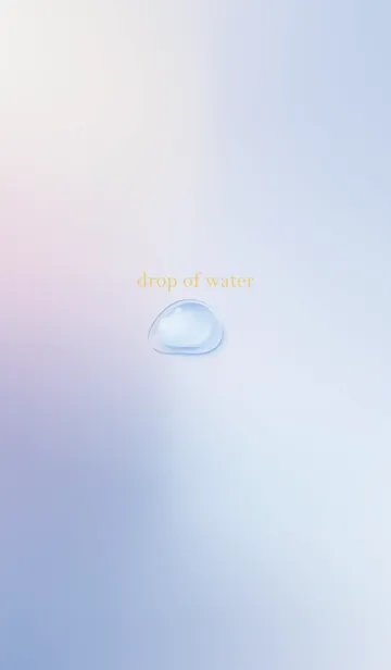 [LINE着せ替え] drop of water..20の画像1