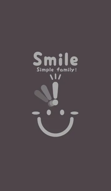 [LINE着せ替え] スマイル＆ヒラメキ チャコールグレイの画像1