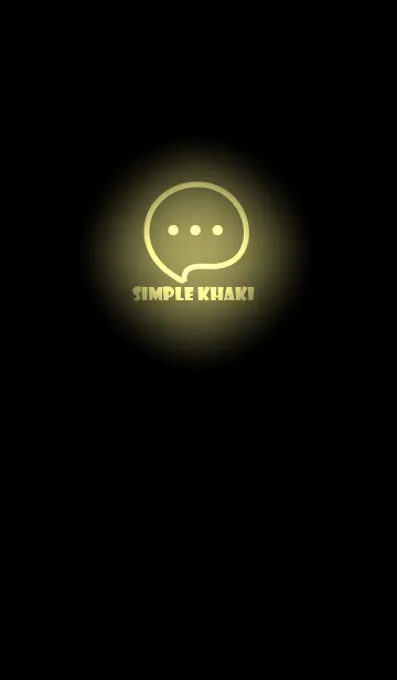 [LINE着せ替え] Khaki Neon Theme V4 (JP)の画像1