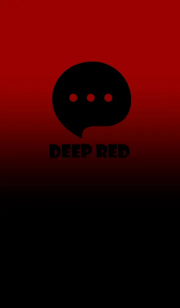 [LINE着せ替え] Black & Deep Red Theme V4 (JP)の画像1