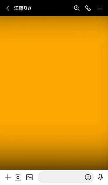 [LINE着せ替え] Gold Orange And Black V.4 (JP)の画像2
