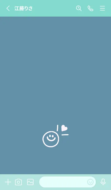 [LINE着せ替え] ミニ ラブ スマイル 236の画像2