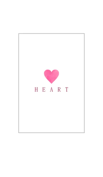 [LINE着せ替え] watercolor pink-HEART 30の画像1