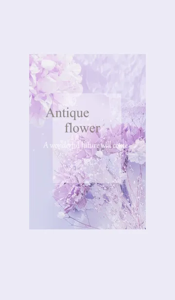 [LINE着せ替え] 優しいアンティーク・ドライフラワー・3の画像1