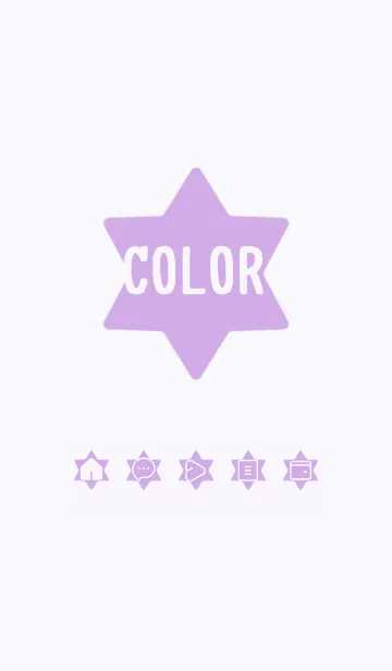 [LINE着せ替え] purple color S22の画像1