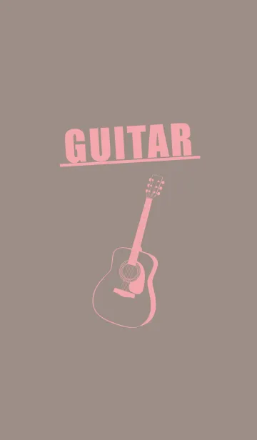 [LINE着せ替え] GUITAR COLOR  ローズグレイの画像1