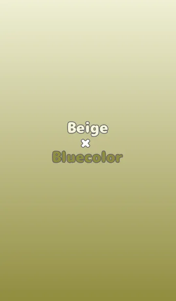 [LINE着せ替え] ベージュ★鶯色.TKCの画像1