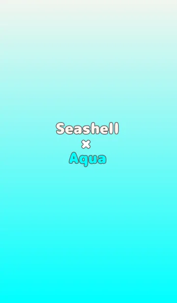 [LINE着せ替え] 貝殻色★アクア.TKCの画像1