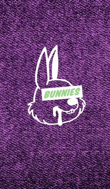 [LINE着せ替え] カラー デニム バニー 17の画像1