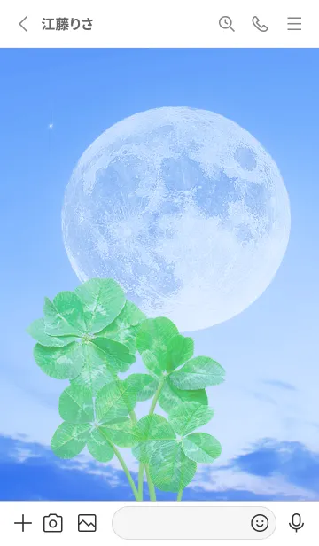 [LINE着せ替え] Real Lucky Clovers Full Moon #1-6の画像2