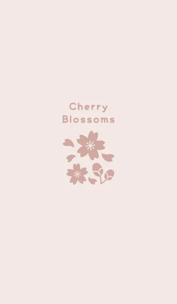 [LINE着せ替え] 桜16<オレンジ>の画像1