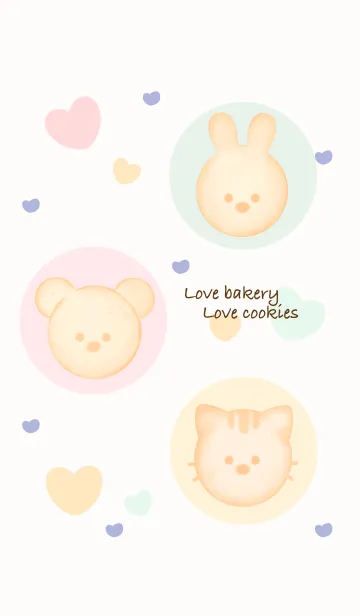 [LINE着せ替え] Mini animal cookies 3の画像1