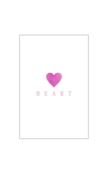 [LINE着せ替え] watercolor purple pink-HEART 27の画像1