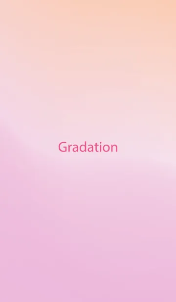 gradation ORANGE&PINK 71の着せ替えメイン画像
