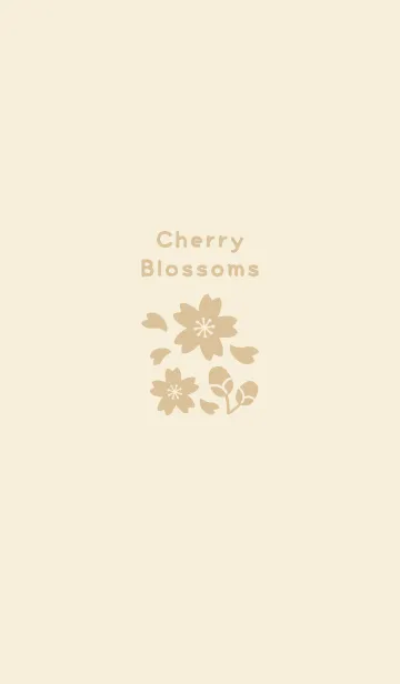 [LINE着せ替え] 桜16<イエロー>の画像1