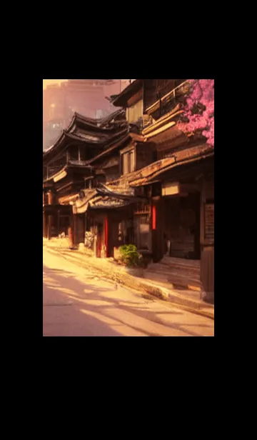 [LINE着せ替え] 和の夜桜#DaF210。の画像1