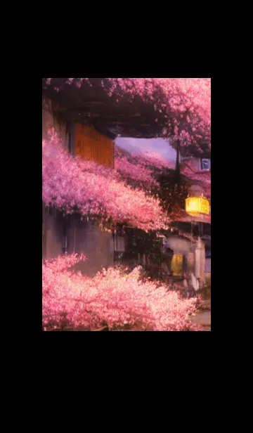 [LINE着せ替え] 和の夜桜#DaF27。の画像1