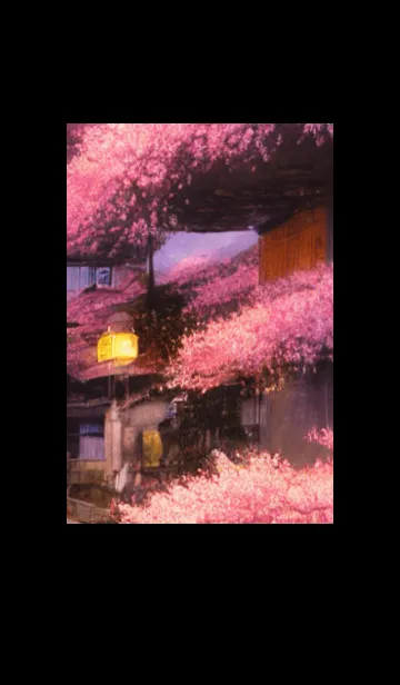 [LINE着せ替え] 和の夜桜#DaF26。の画像1