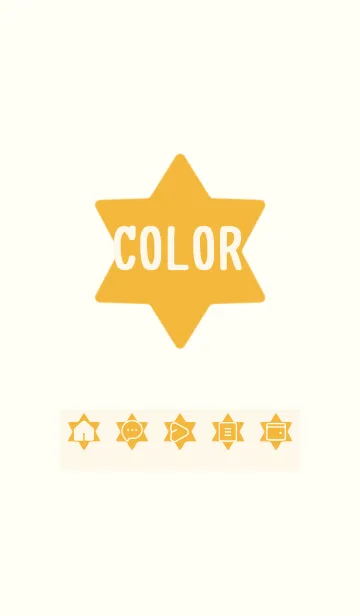 [LINE着せ替え] yellow color S23の画像1