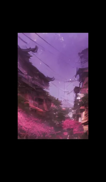 [LINE着せ替え] 和の夜桜#DaF25。の画像1