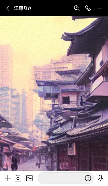 [LINE着せ替え] 和の夜桜#EC03。の画像2