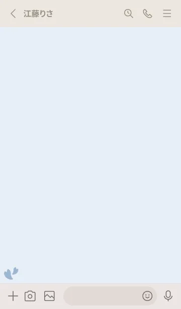 [LINE着せ替え] 桜16<ブルー>の画像2